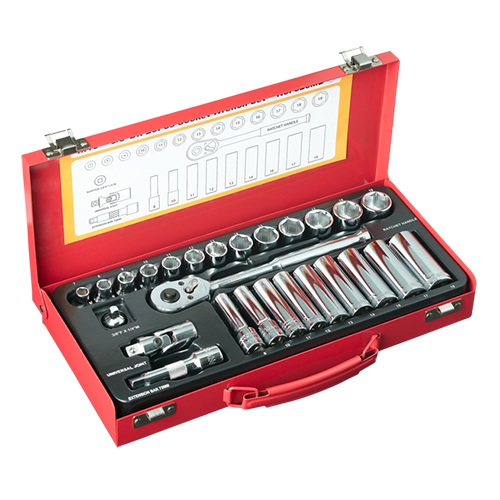 M10 3/8″ Dr Socket Set (26pcs : Metric) – 326MD