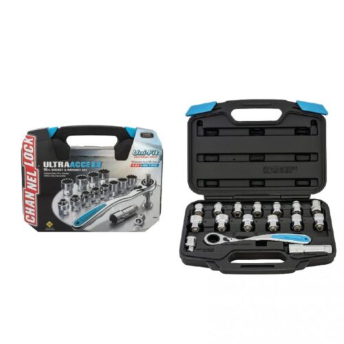 CHANNELLOCK 3/8″ Dr Uni-Fit, Pass Thru Socket Set – 39100