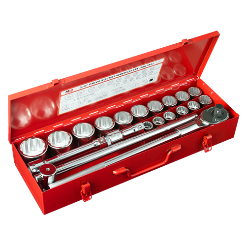 M10 3/4″ Dr Socket Set (20pcs : Metric) – M6154