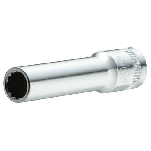 M10 1/4" Dr Deep Socket (12pt - Inches) - Image 2