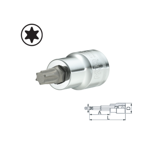 M10 1/2″ Dr Star T-Type Socket