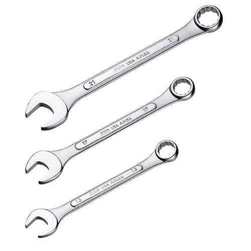 M10 Combination Wrench Matt Finish (Raised Panel) - Metric