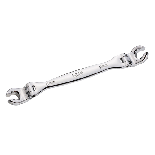 M10 Double End Flexible Flare Nut Wrench (6pt)
