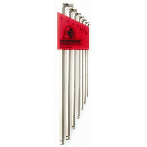 BONDHUS Stubby Ball L-Wrench Set (SBLX7MB – 7pcs) : 16792