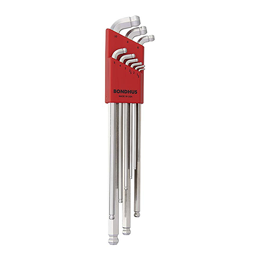 BONDHUS Double Ball End L-Wrench Set (SDBLX9MBXL – 9pcs) : 77099
