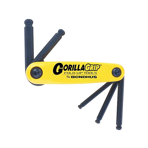BONDHUS Fold Up Hex Key L-Wrench (Balldriver – Metric) : 12897 BF5M