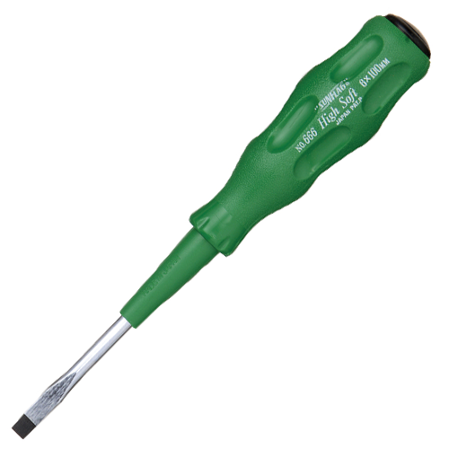 SUNFLAG Soft Plastic Handle Screwdriver (-)
