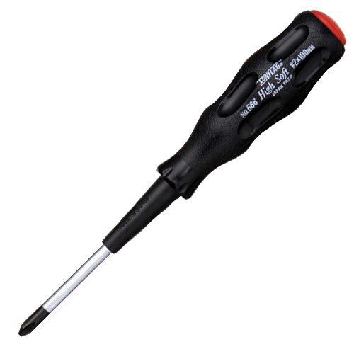 SUNFLAG Soft Plastic Handle Screwdriver (+)