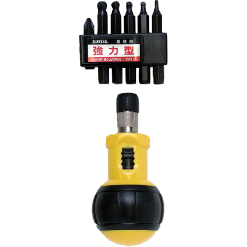 SUNFLAG Ratchet Screwdriver Set : 193-BP