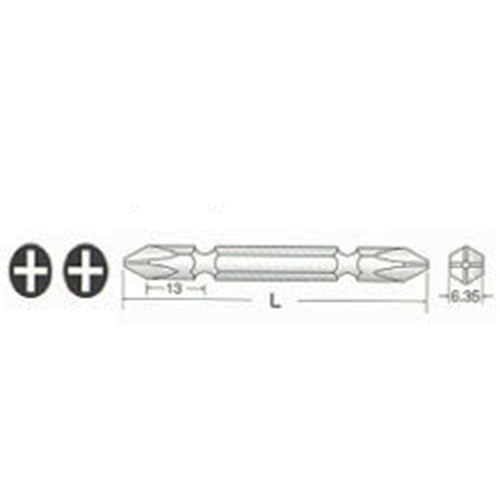 SUNFLAG Magnetic Philip Double Power Bit : 13-ASB - Image 2