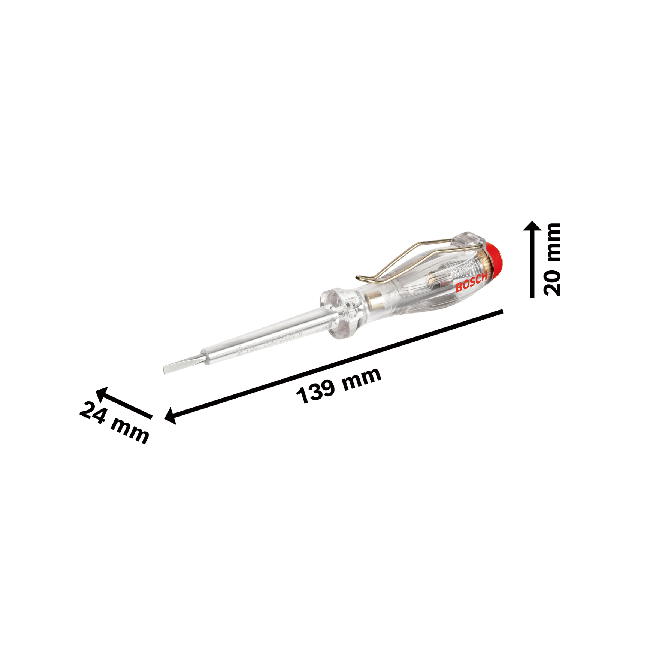 BOSCH Single-Pole Phase Tester (Voltage Tester) SL3 x 65mm - Image 2