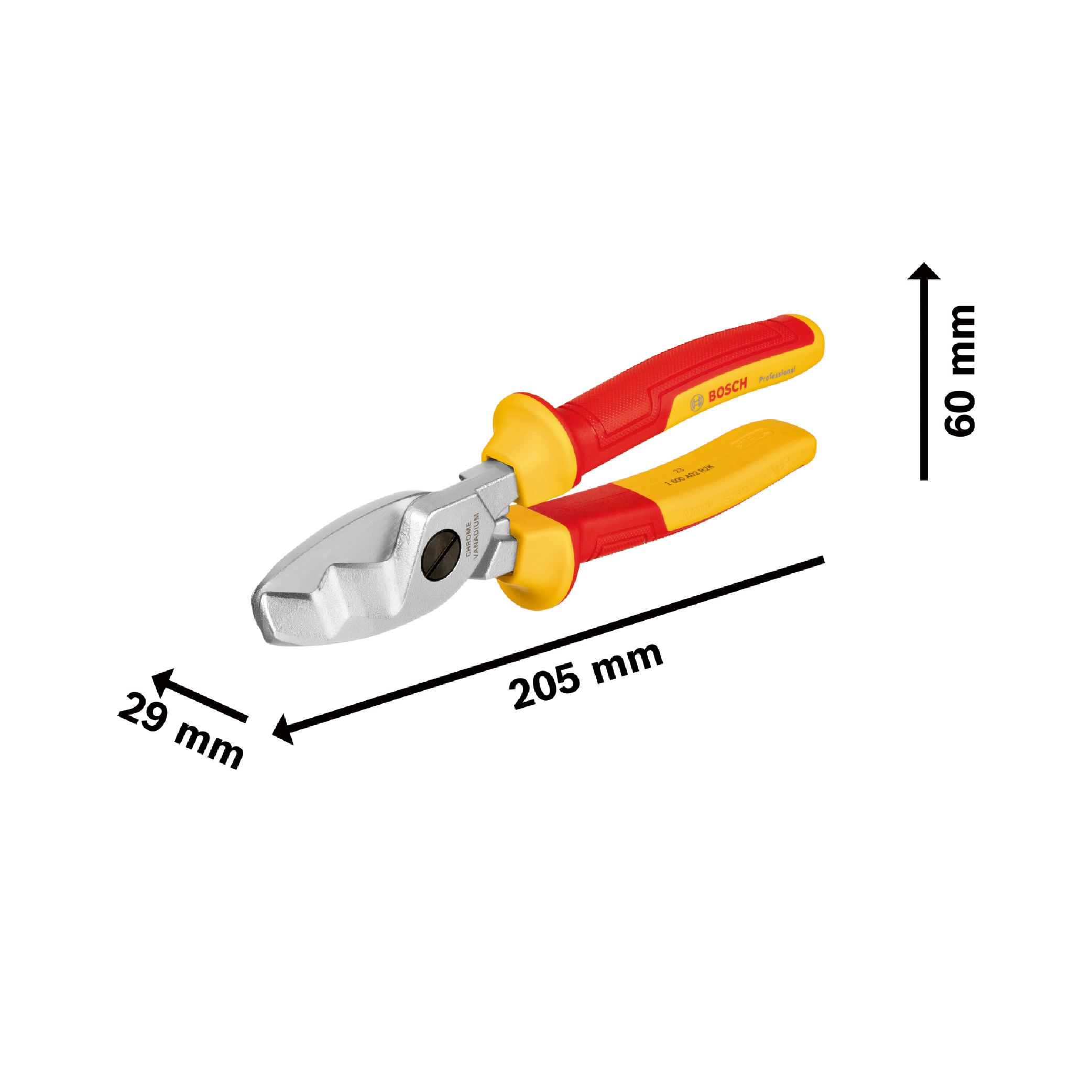 BOSCH Insulated (VDE) Cable Shear 200mm - Image 4