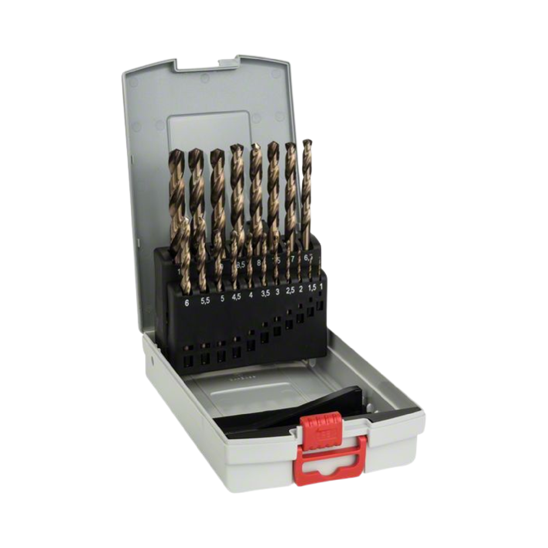 BOSCH 19 Piece Probox Metal Drill Bit Set Hss-co (1-10mm) - 2608587014