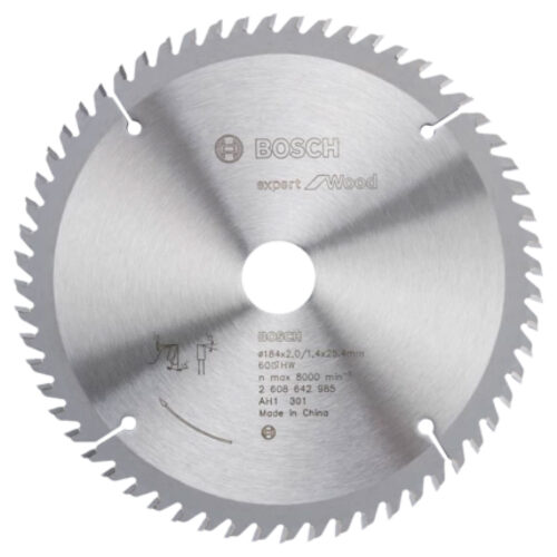 BOSCH Wood Circular Saw Blade 7″ x 40T – 2608642984