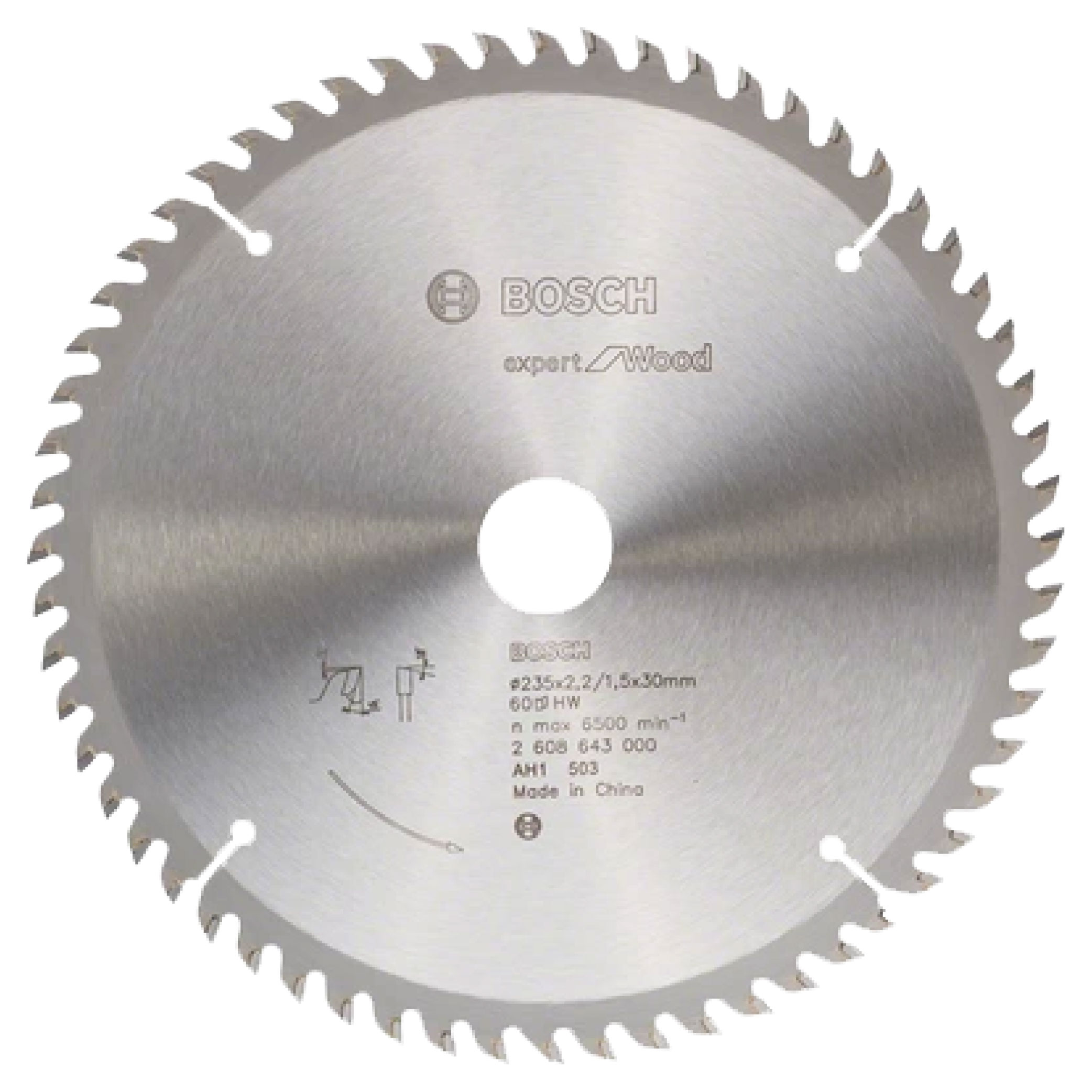 BOSCH Wood Circular Saw Blade 9" x 60T - 2608643000