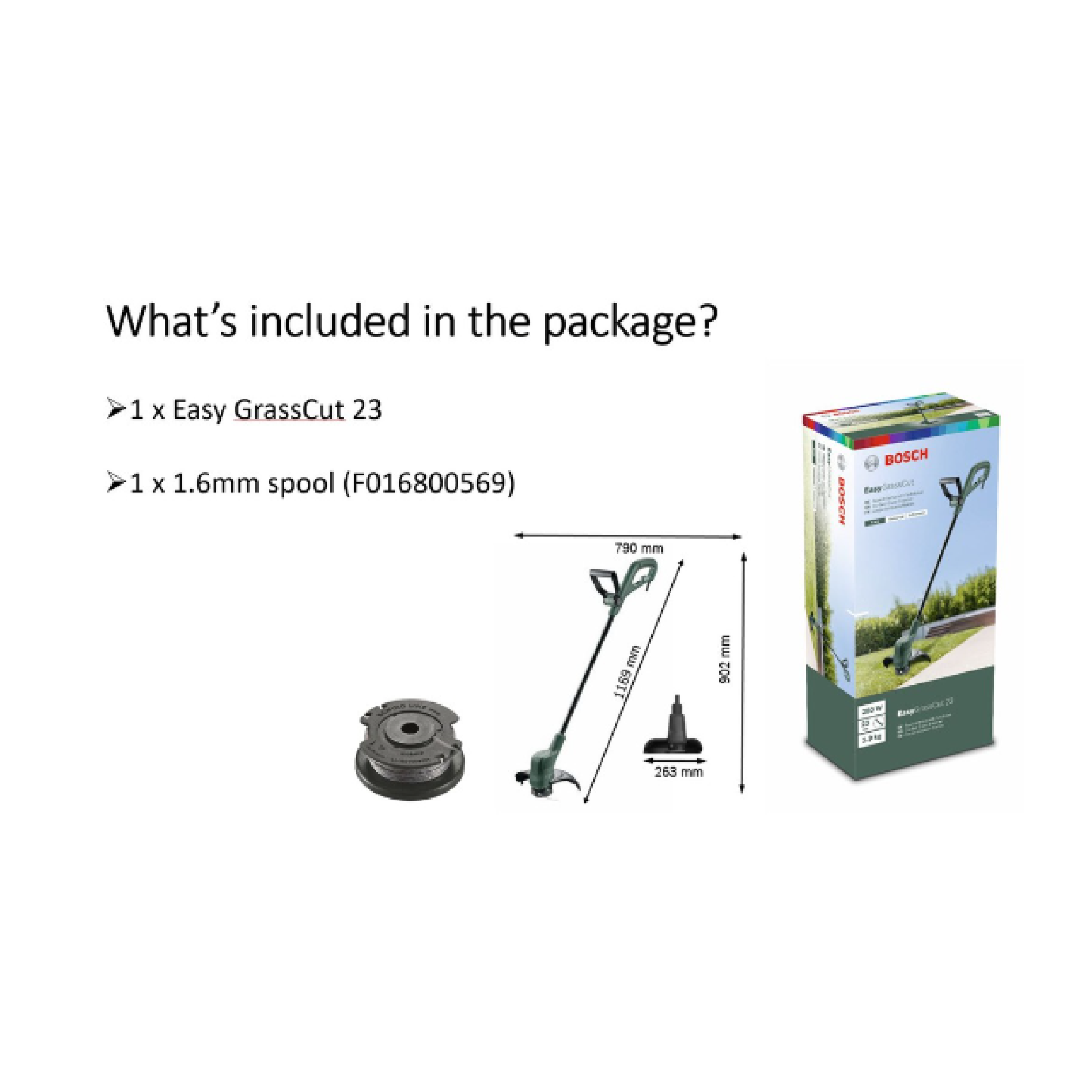 BOSCH Easy Grass Cut 23 Grass Trimmer - 06008C1H71 - Image 4