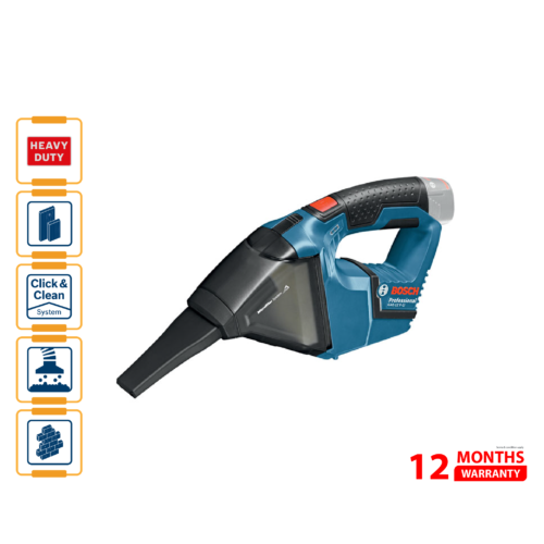 BOSCH GAS 12 V-LI Professional Cordless Vacuum Cleaner (Solo)