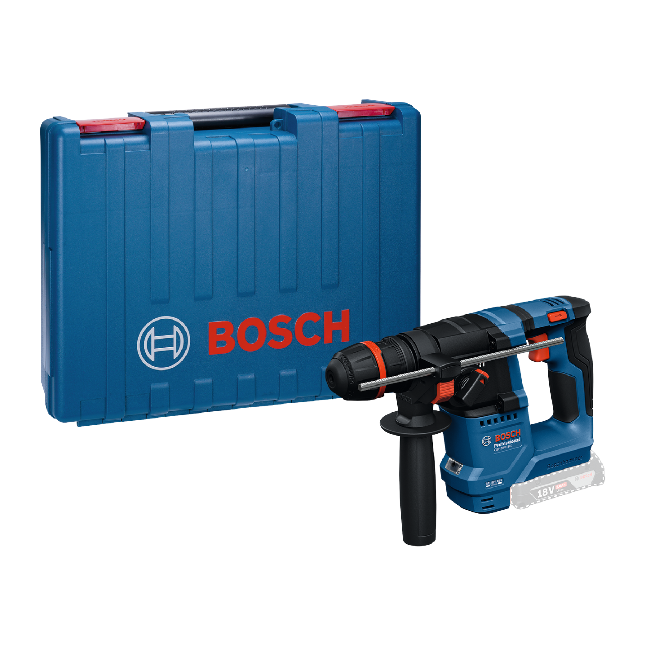 BOSCH GBH 18V-18 X Cordless Rotary Hammer with ONECHUCK (Solo) - 06119271J0 - Image 2