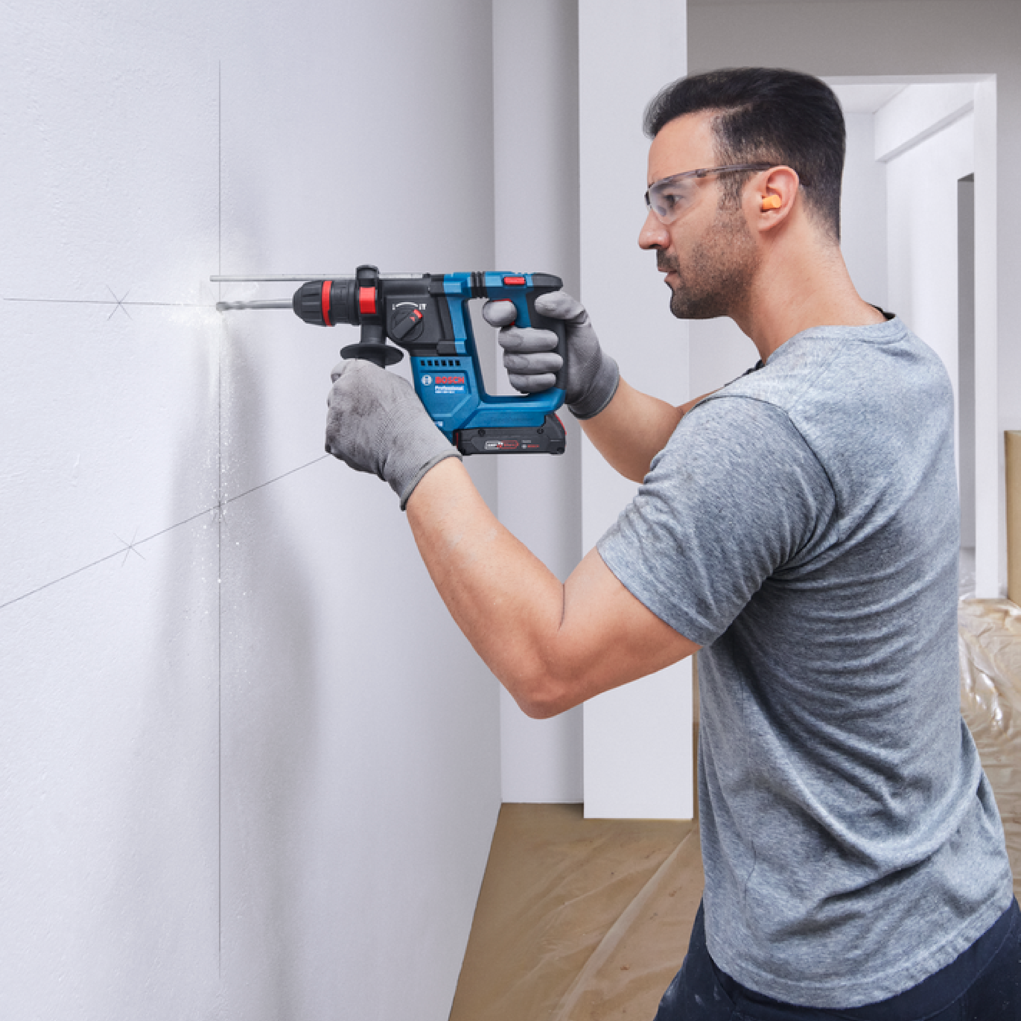BOSCH GBH 18V-18 X Cordless Rotary Hammer with ONECHUCK (Solo) - 06119271J0 - Image 6