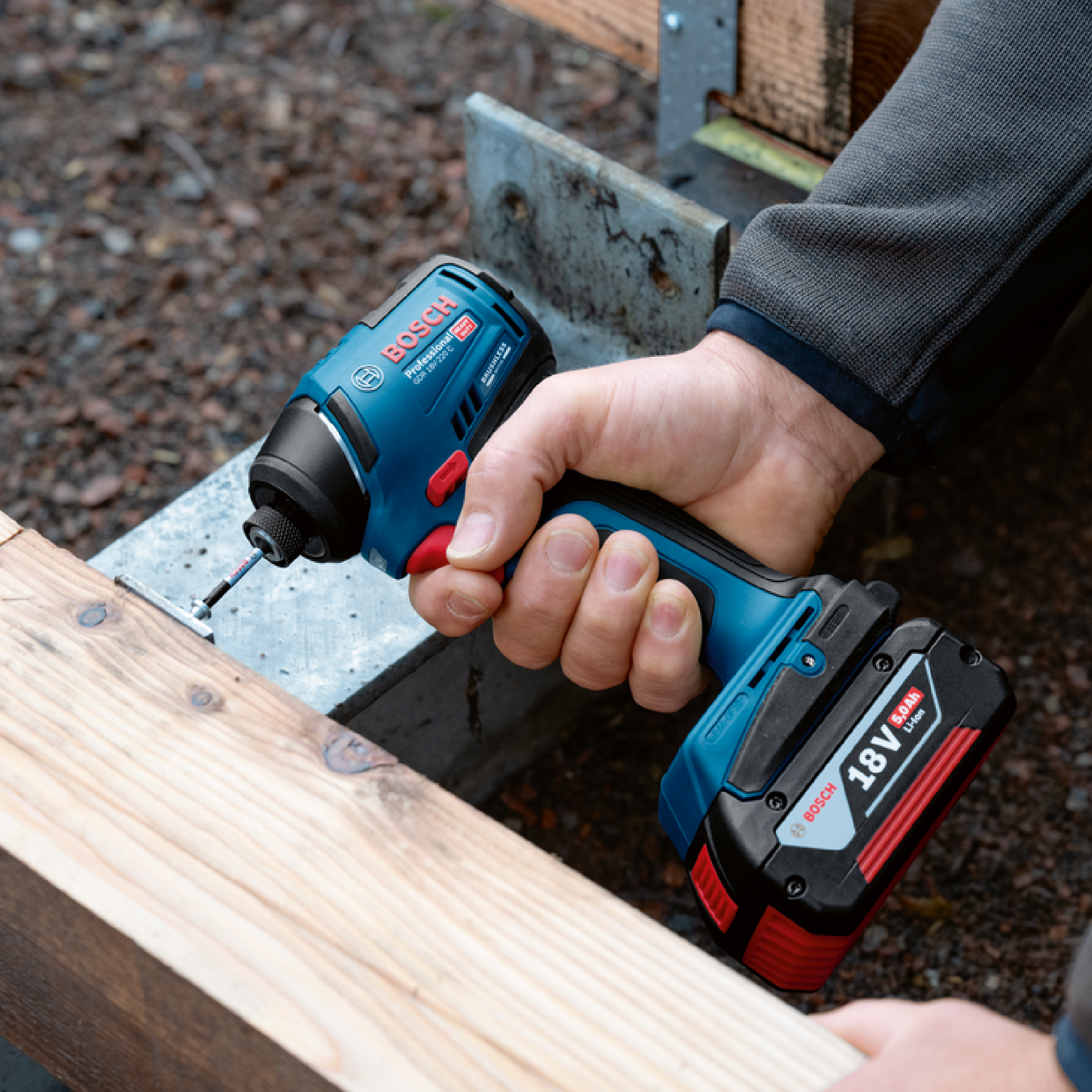 BOSCH GDR 18V-220 C Cordless Impact Driver - 06019L60L2 - Image 5