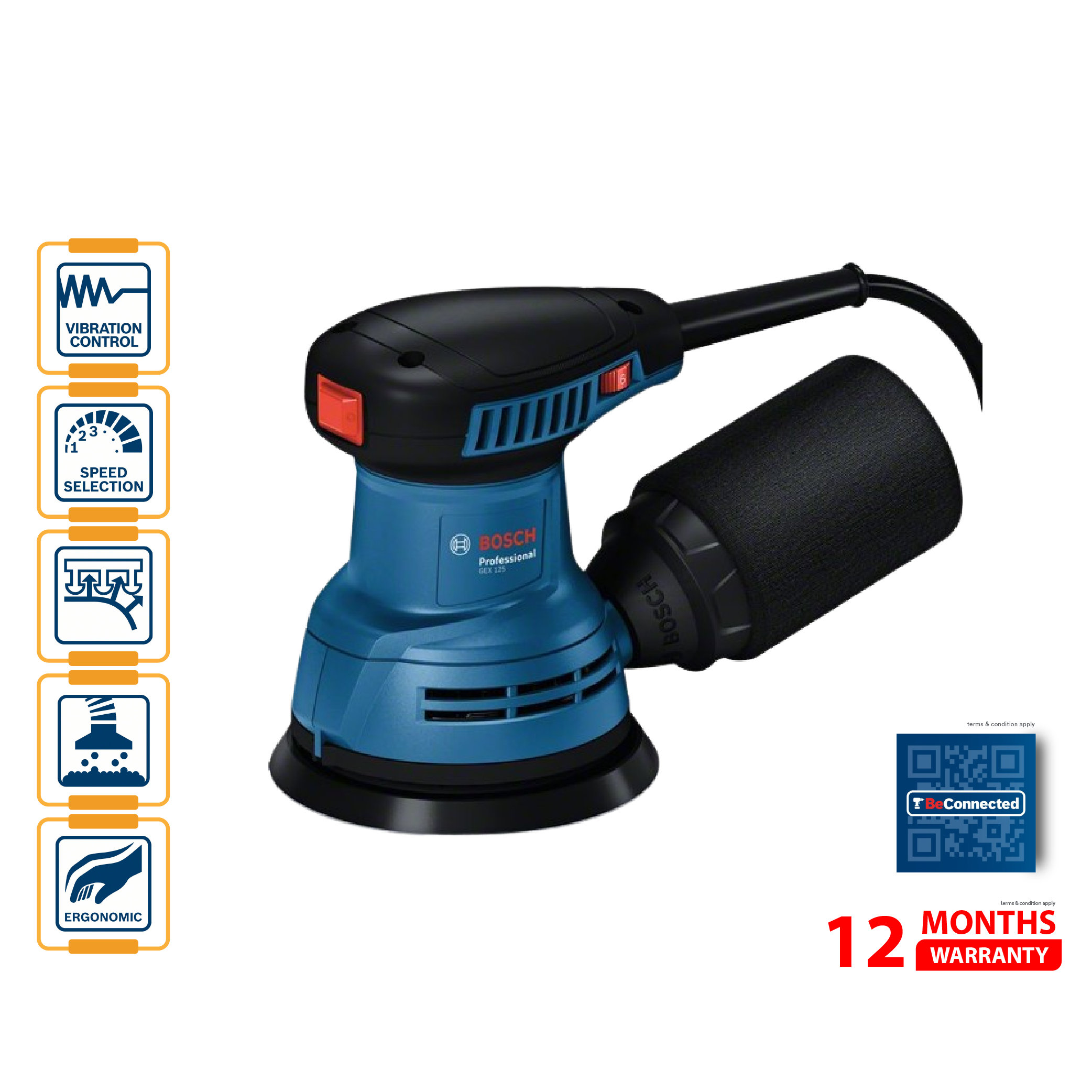 BOSCH GEX 125 Random Orbit Sander