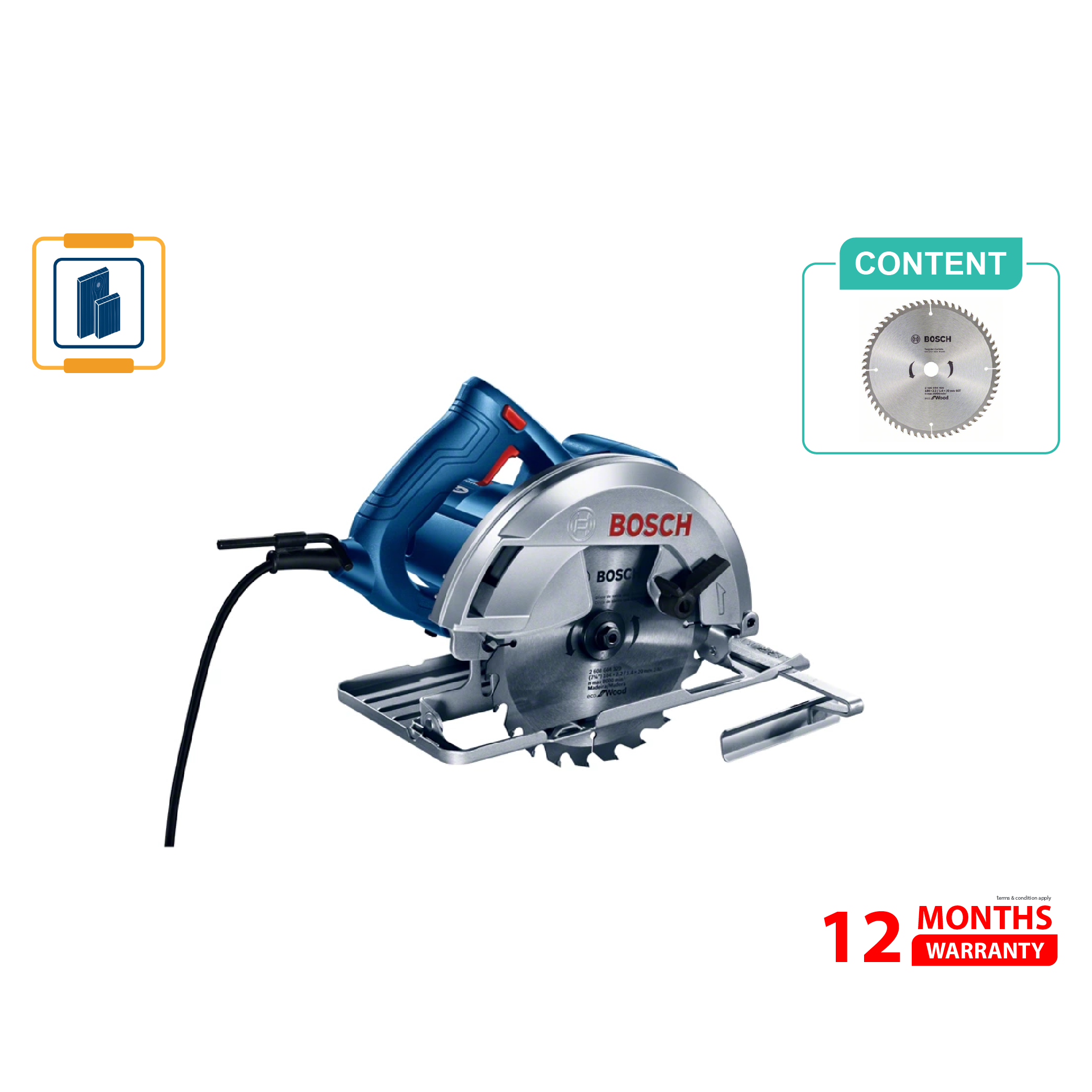 BOSCH GKS 140 Professional Circular Saw 7"