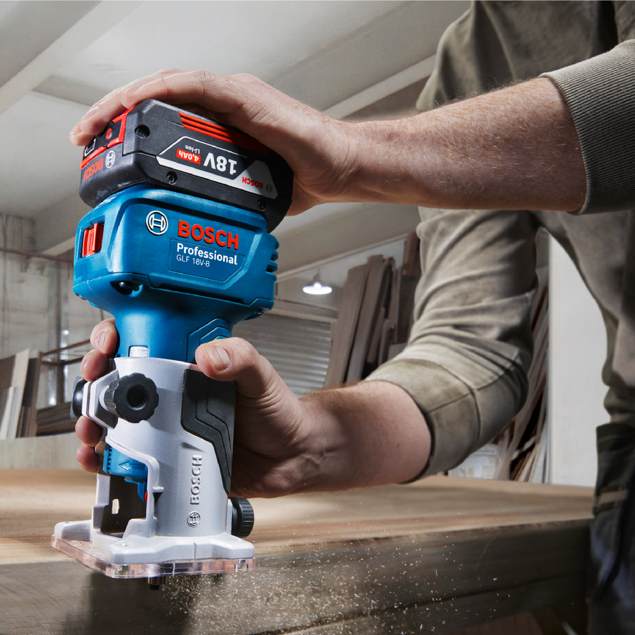 BOSCH GLF 18V-8 Cordless Router (Solo) - 06016C60L0 - Image 4