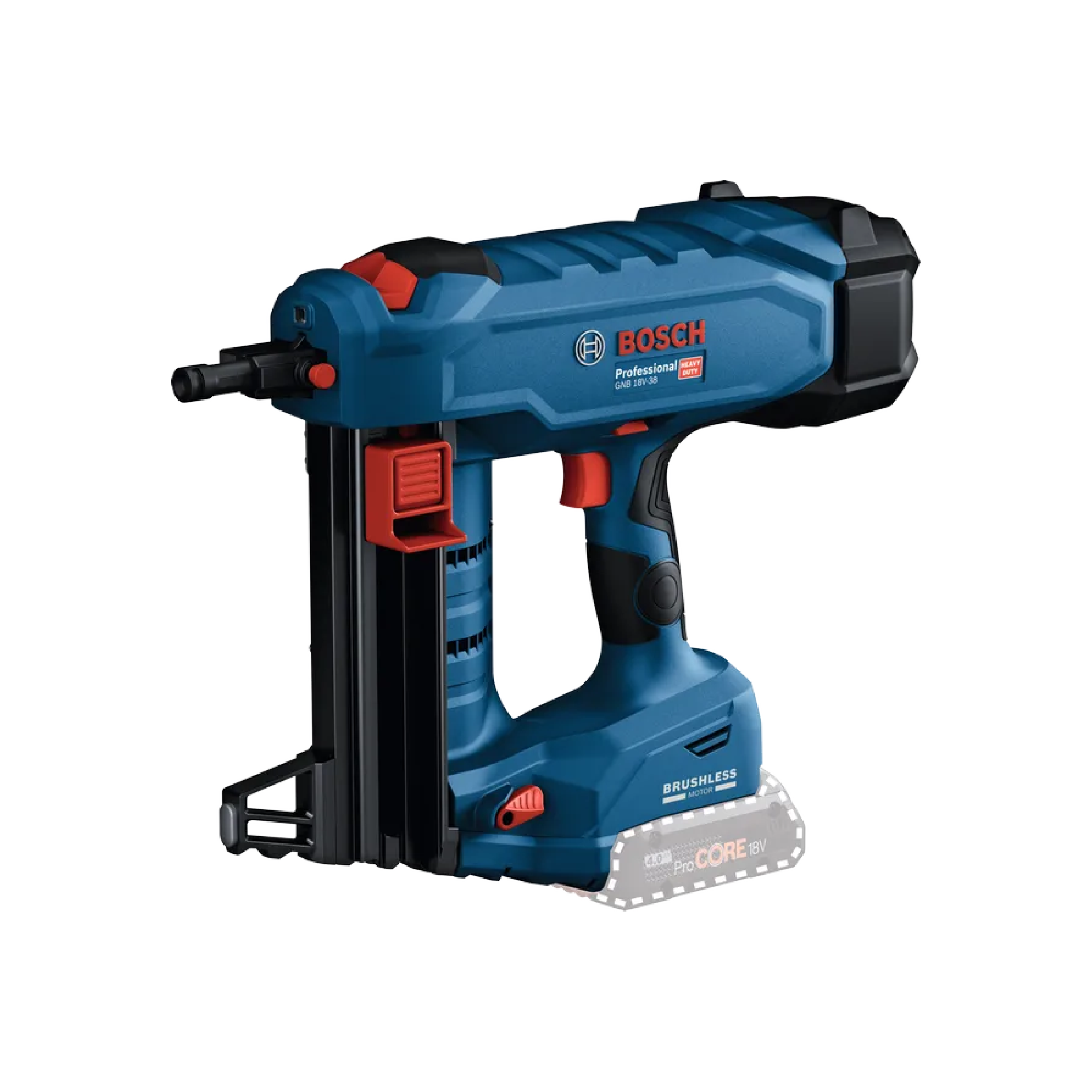 BOSCH GNB 18V-38 Cordless Concrete Nailer (Solo) - 06019L7000 - Image 4