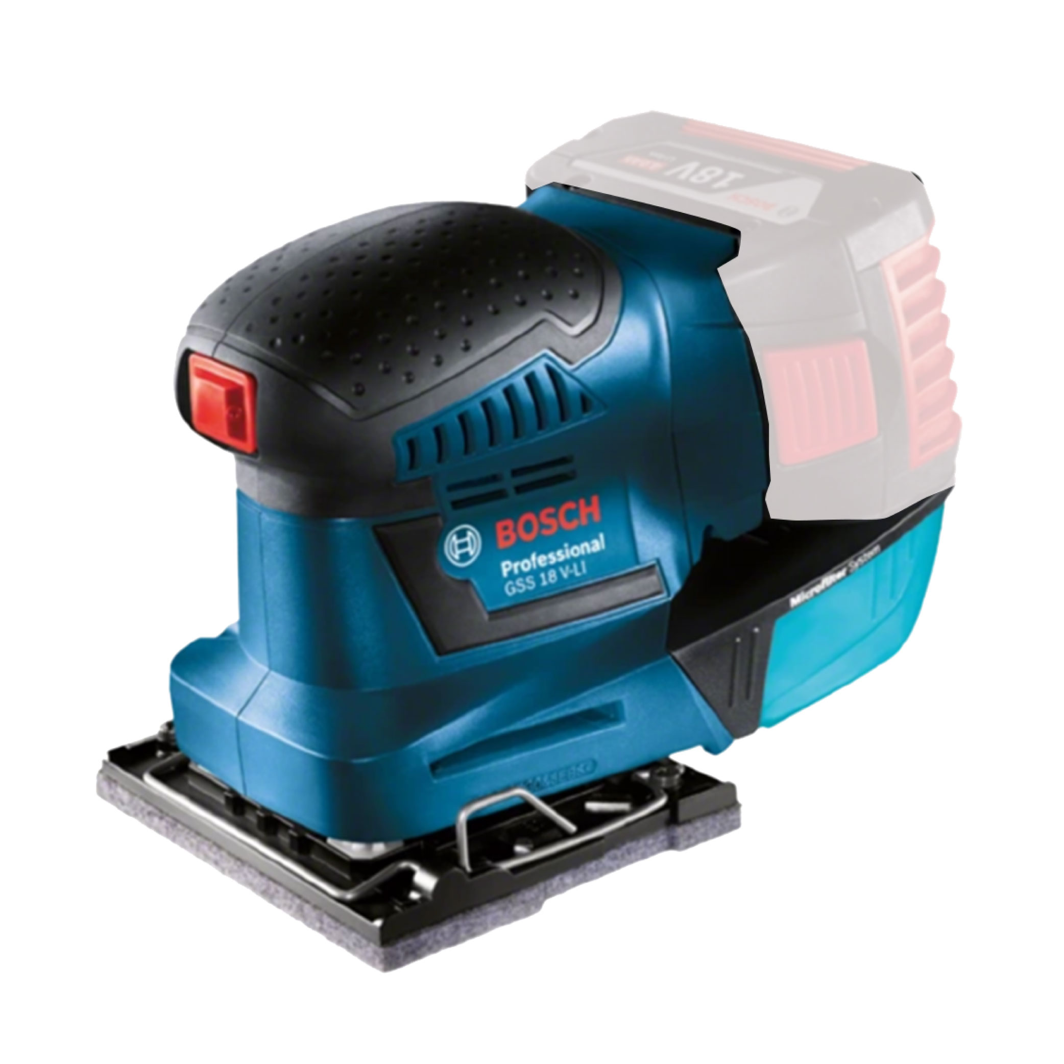 BOSCH GSS 18 V-LI Professional Cordless Orbital Sander (Solo) - Image 2
