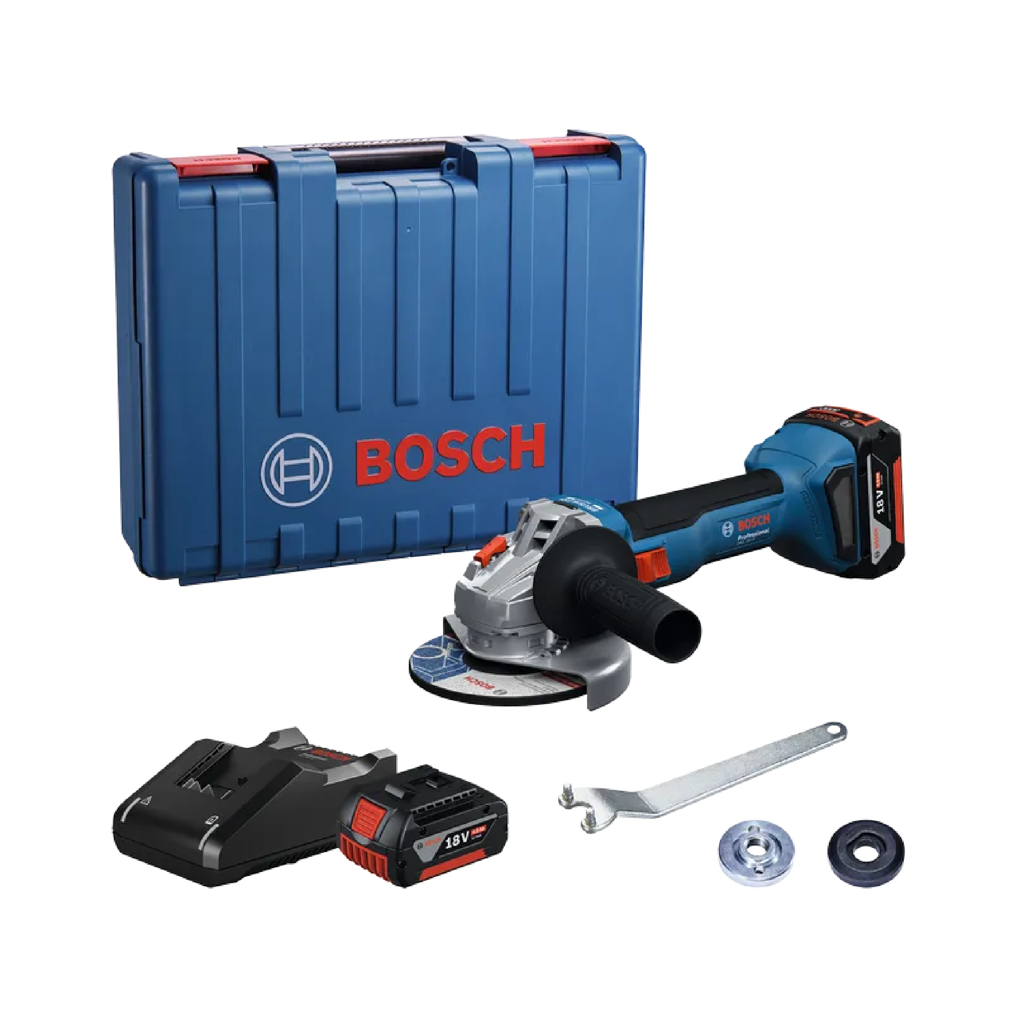 BOSCH GWS 18V-8 Cordless Angle Grinder - 06019N90L0 - Image 3