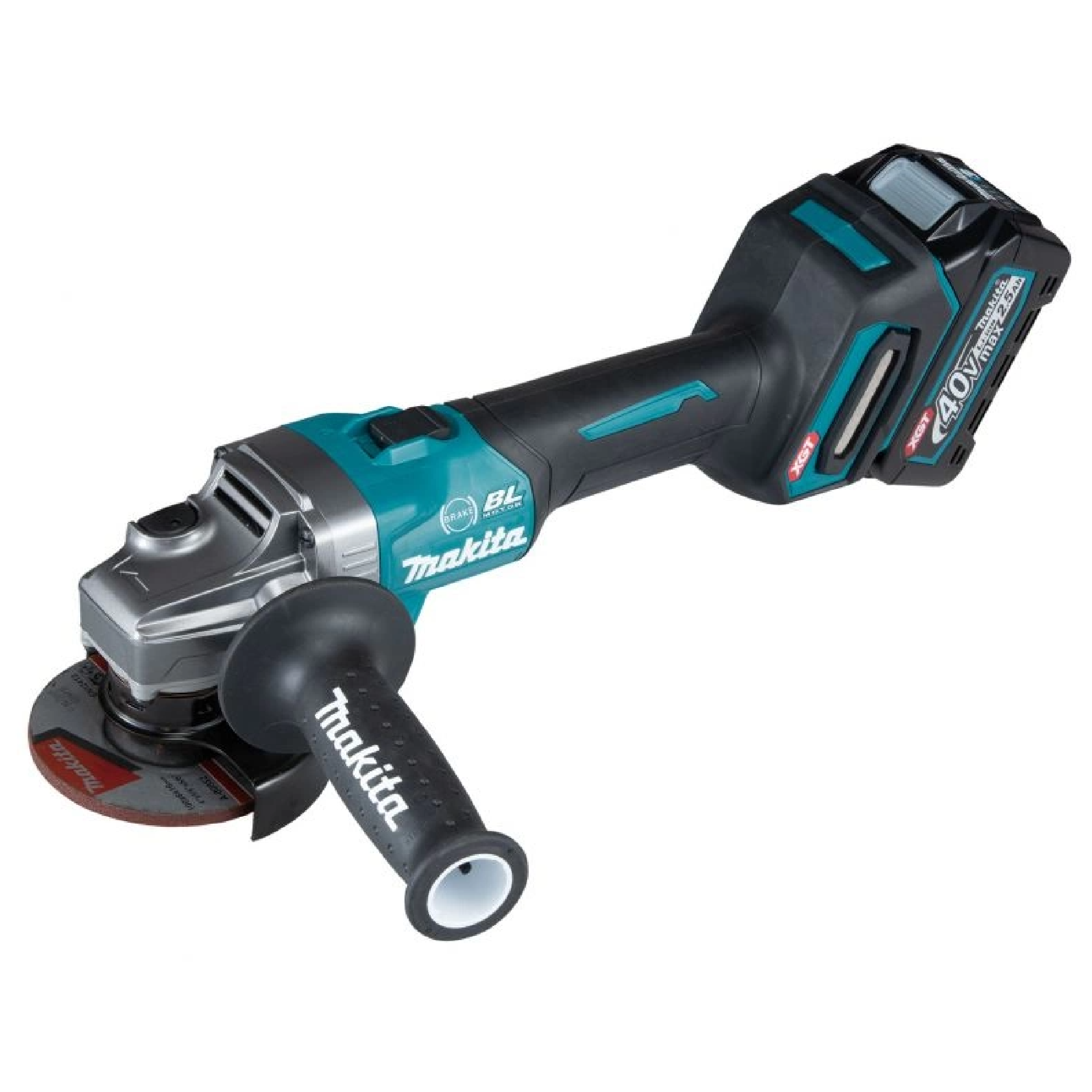 MAKITA GA003GD201 100mm 4" 40Vmax Cordless Angle Grinder