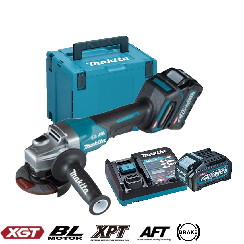 MAKITA GA005GM201 125mm 5" 40Vmax Cordless Angle Grinder
