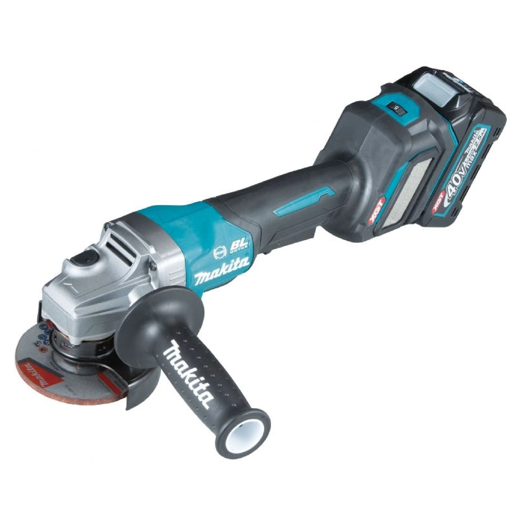 MAKITA GA027GM201 100mm 4" 40Vmax Cordless Angle Grinder