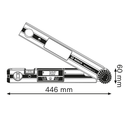 BOSCH GAM 220 Professional Angle Measurer - Image 3