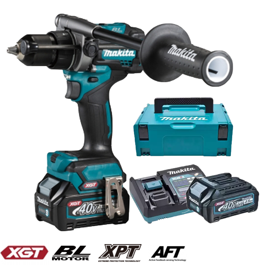 MAKITA HP001GD201 13mm 1/2" 40Vmax Cordless Hammer Driver Drill