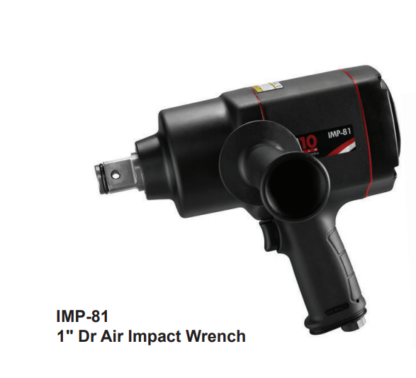 M10 1" Dr Air Impact Wrench - Image 2
