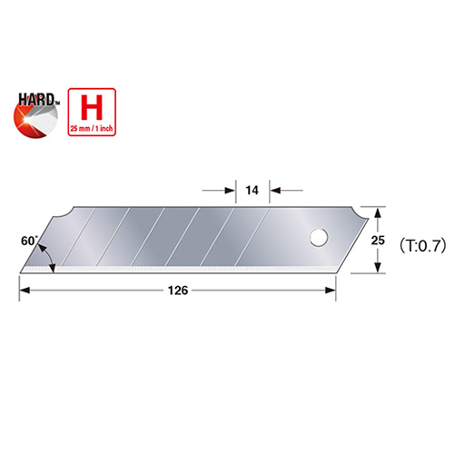 TAJIMA LCB-65 Replacement Blade (10 Pcs/Pack) - Image 2