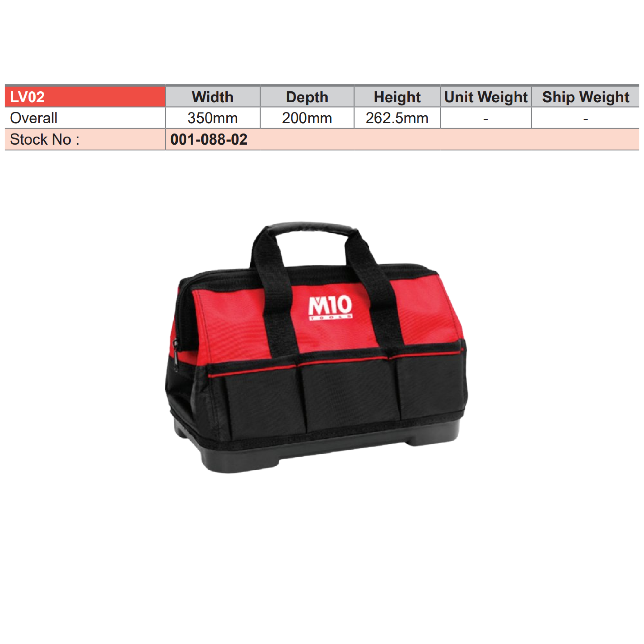 M10 Tool Bag - LV02 - Image 2