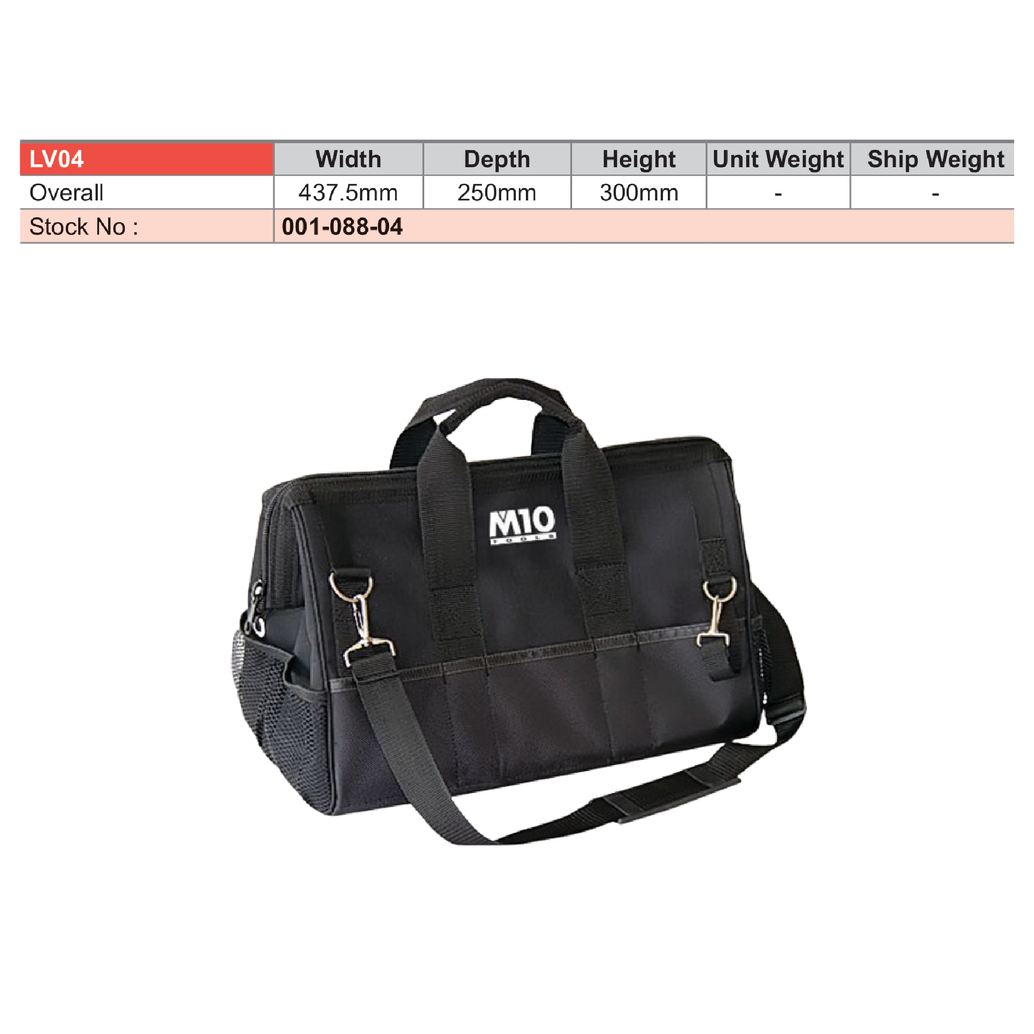 M10 Tool Bag - LV04 - Image 2