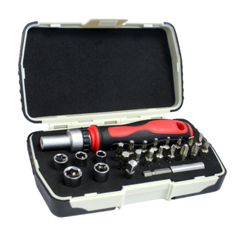 M10 Ratchet Screwdriver Set (23 In 1) : RS23