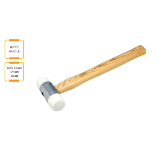 M10 Wood Handle Nylon Hammer