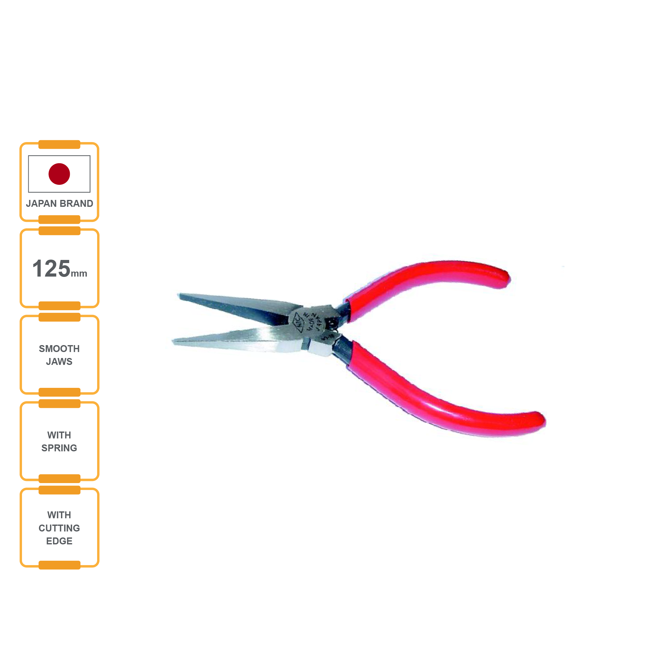 MTC Mini Long Flat Nose Plier : MTC-18