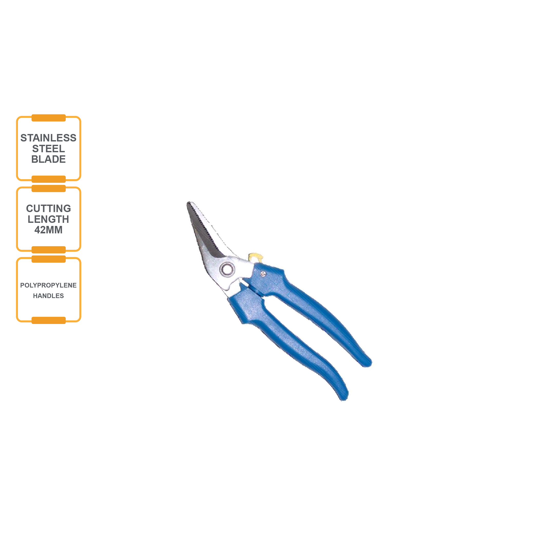 NUSHARP Multi-Purpose Shears, Angle Type 7-1/4" - 929
