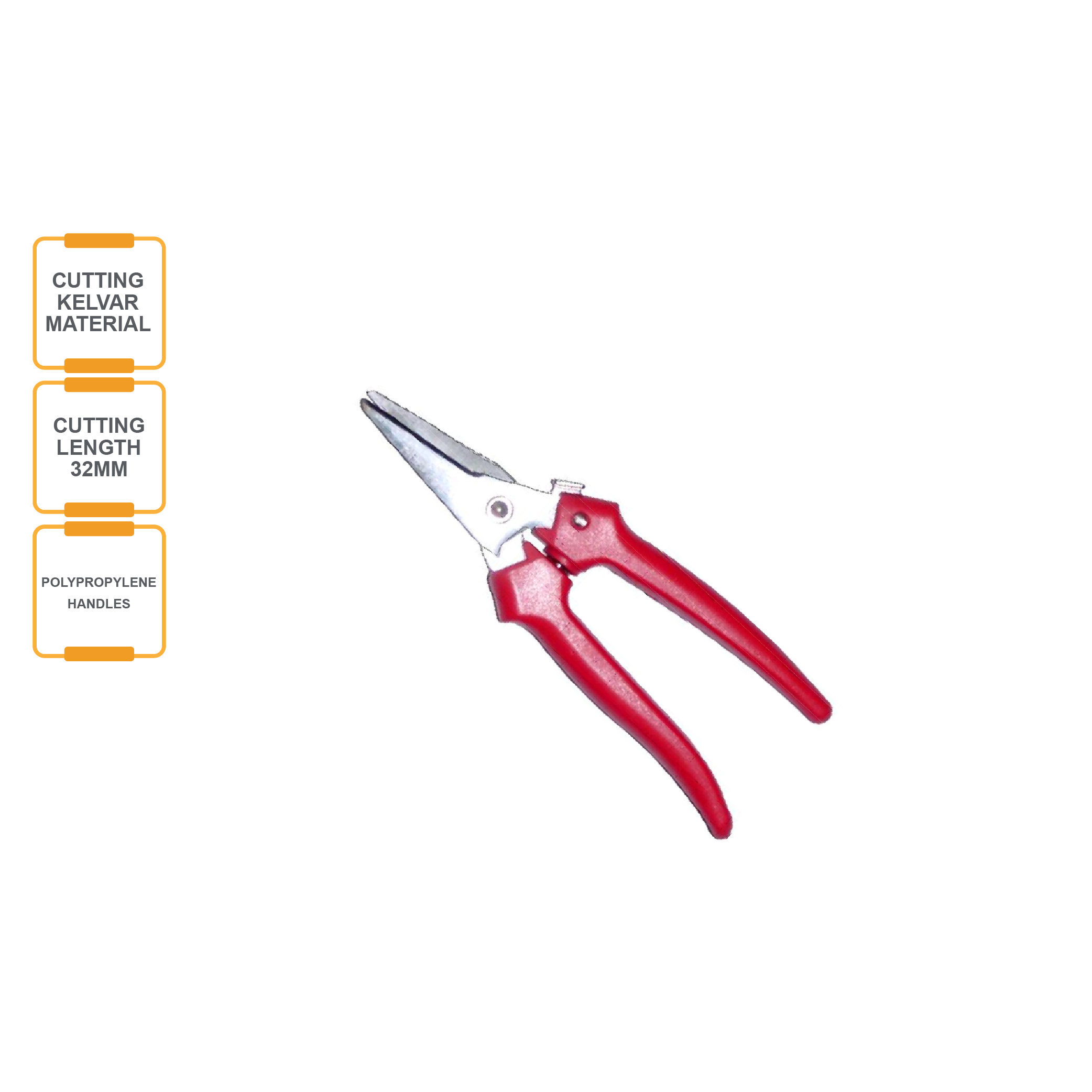 NUSHARP Fiber Optic Kevlar Cutter 5-3/4" - 957