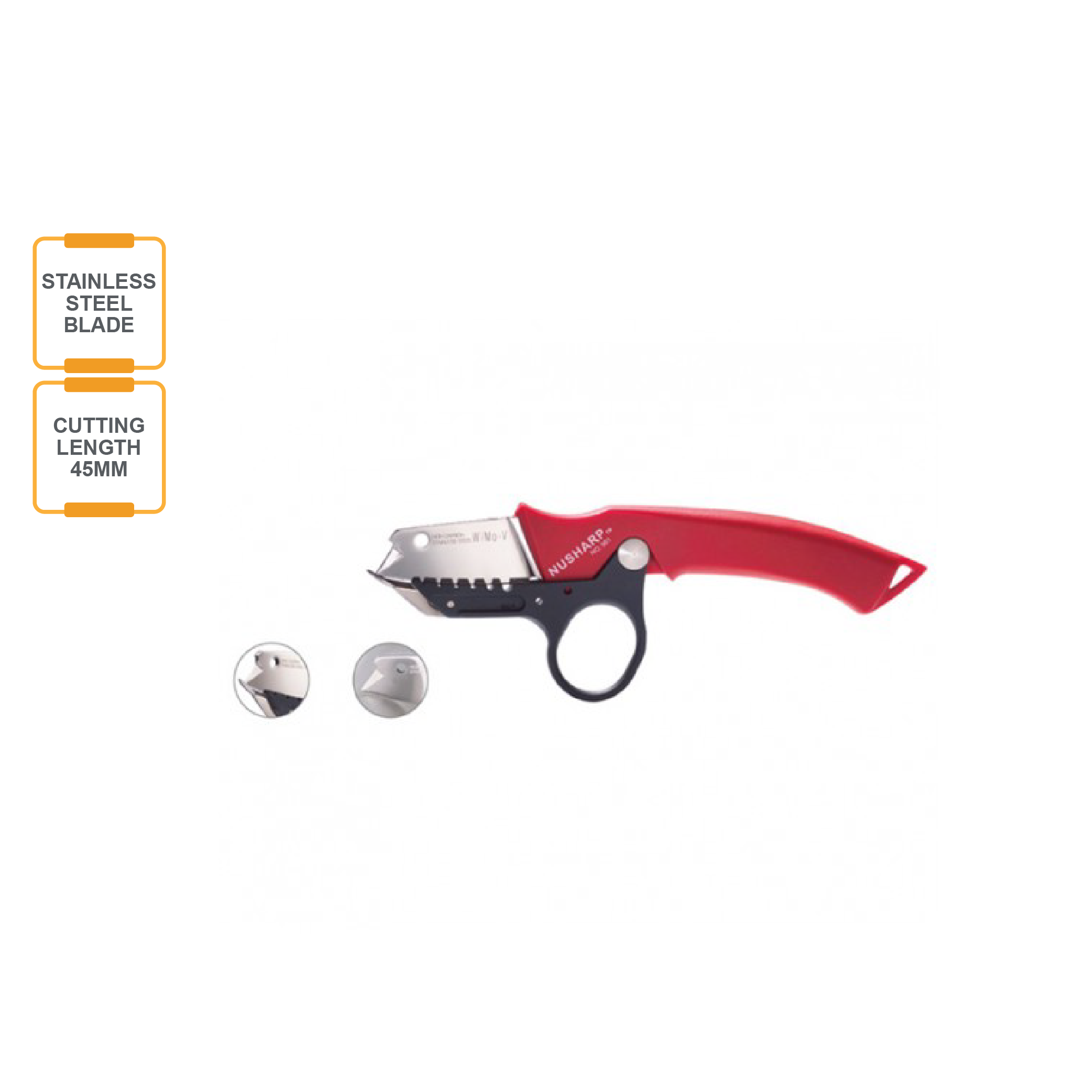 NUSHARP Submarine Stripping Knife 6-1/2" - 991