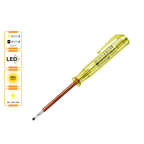 PB SWISS TOOL PB 175/0 LED Phase Tester 100 – 250 VAC (PB 175.0-60 LED)