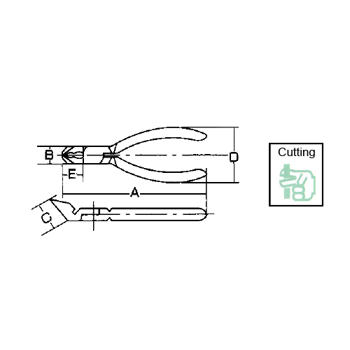 MTC 90° Angle Plastic Nipper : MTC-62 - Image 4