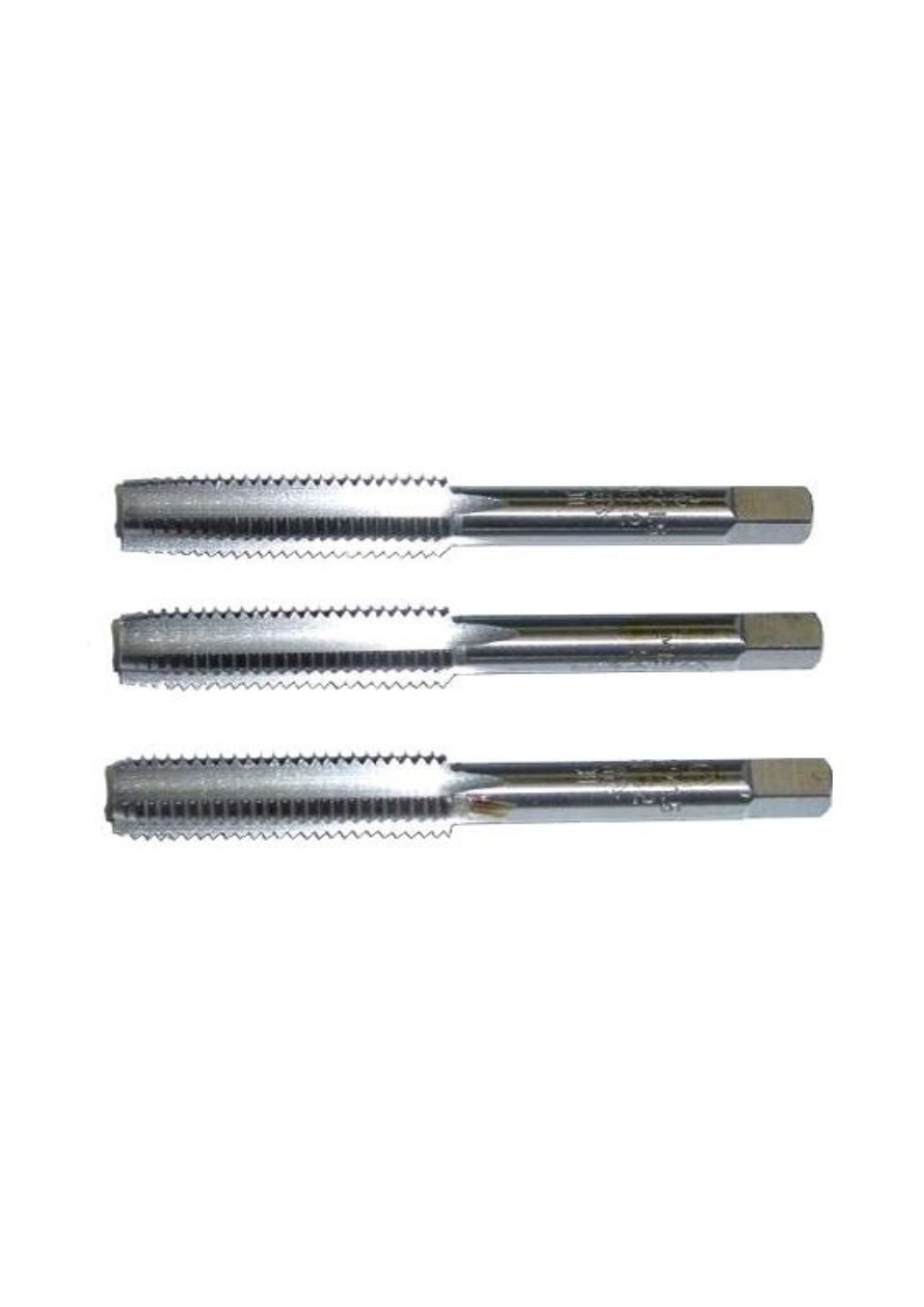 HTD Metric Thread Tungsten Steel (SKS2) 3pc Hand Tap Sets JIS Grade II