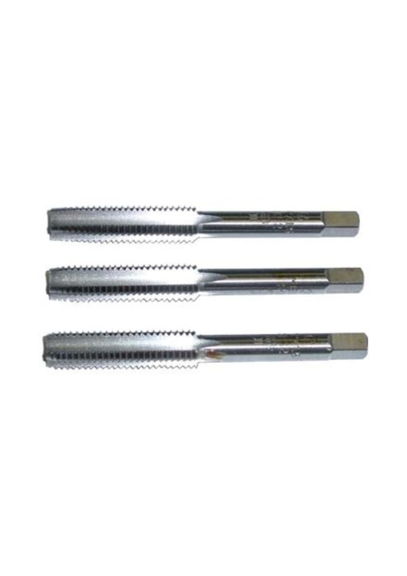 HTD BSW And Unified Thread Tungsten Steel (SKS2) 3pc Hand Tap Sets
