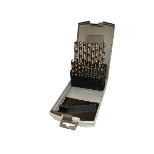 PROJOBBER HSS Drill Set, Ground, Bright Finish, Metric Size